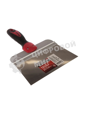 Шпатель Matrix фасадный из нержавеющей стали, 200 мм, двухкомпонентная рукоятка, широкое полотно