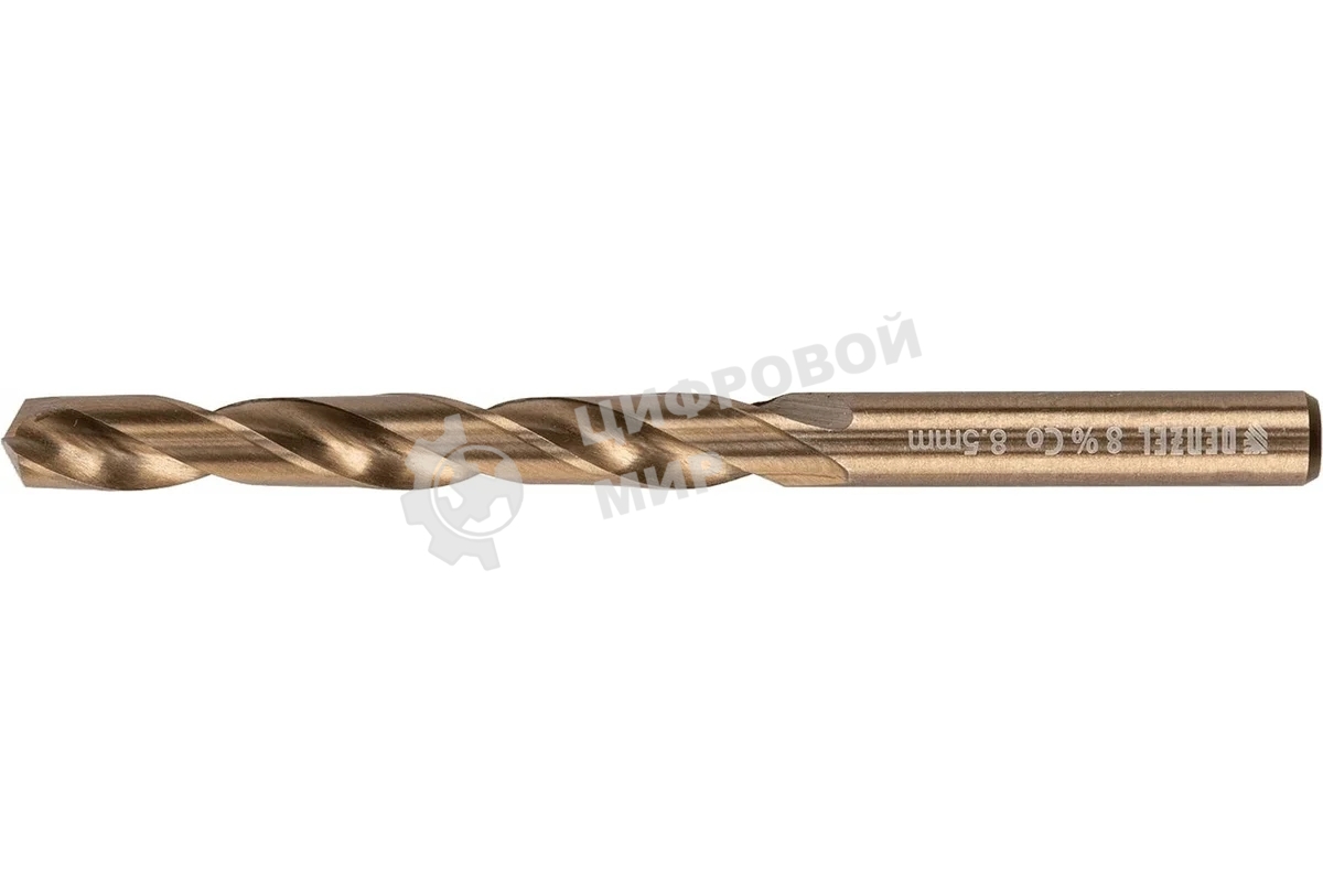 Сверло по металлу Denzel 8,5 мм, HSS Co-8%