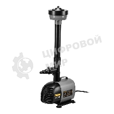 Насос фонтанный Denzel FNP110-34, 112 Вт, подъем 3,4 м, 3400 л/ч, колокольчик/каскад/гейзер