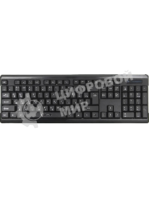 Комплект клавиатура+мышь Oklick 230M беспроводной, USB, 1000 DPI, чёрный