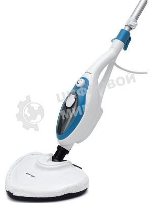 Швабра паровая Kitfort KT-1004-1 1500Вт голубой/белый