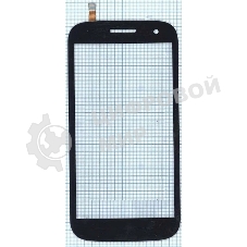Сенсорное стекло (тачскрин) для Micromax Canvas HD A116, черное