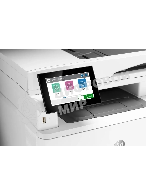 МФУ лазерное HP LaserJet Enterprise M430f (3PZ55A), A4, ч/б, печ. до 40 стр/мин., скан. до 29 стр/мин., 1200 x 1200 dpi (печать) 600x600dpi (скан), USB, RJ-45, Air Print, Mopria
