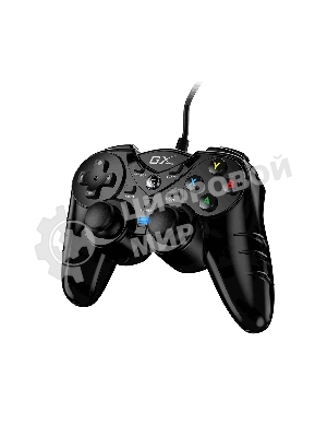 Геймпад Genius GX-17UV, (PC, PlayStation 3), two vibration motors, 2 joysticks, cable: 1.8 m, color: черный