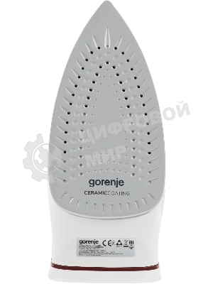 Утюг Gorenje SIH2200RBC красный/белый, 2200 Вт, 30 г/мин, 90 г/мин, 280 мл