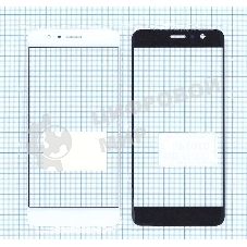 Стекло для Huawei Honor 8 белое