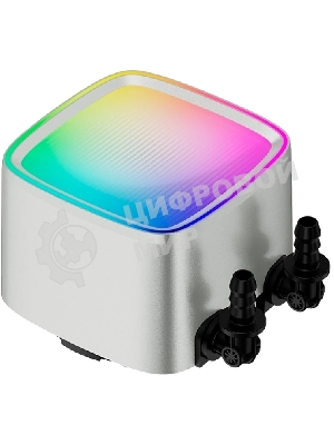 Система жидкостного охлаждения Water Cooling System Geometric Future Eskimo Pro 360 (240W, 360мм, ARGb, белый/Fans: 3x120мм, 80.81CFM, 34.2dBA, 2000RPM/Pump height 54мм, 3200RPM, Rad thickness 27мм/S: 1851, 1700, 1200, 115X, 2011, 2066, AM5, AM4)