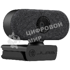 Веб-камера JLab GO 1920x1080, 30 кадр/с, USB Type-A, микрофон, автоосвещение, универсальное крепление