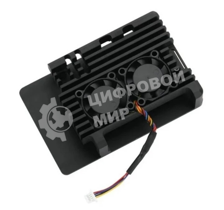 Компьютерный корпус ACD RA787 Metal Aluminum Case with Four-line Double Fans for Raspberry Pi 5
