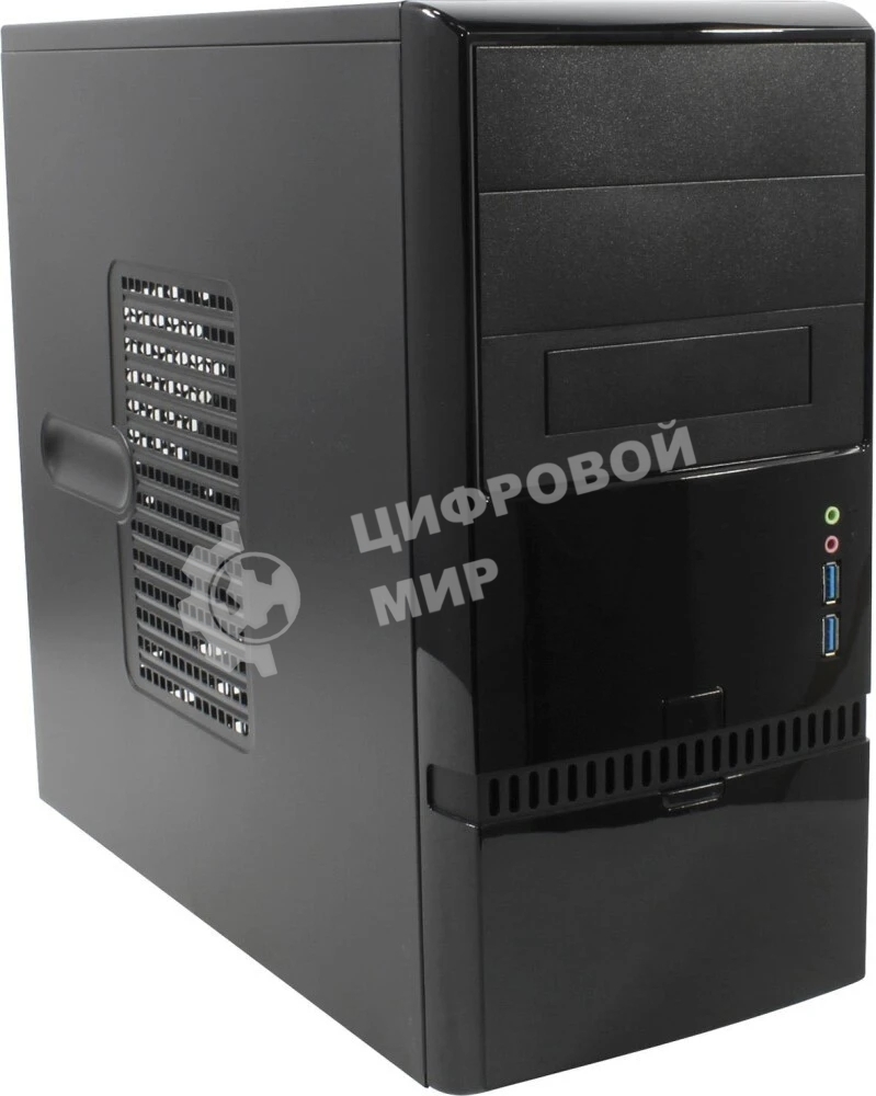 Компьютерный корпус Mini Tower InWin ENR022 черный 400W PM-400ATX U3.0*2+A(HD) mATX