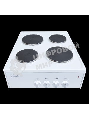 Плита настольная электрическая Лысьва ПЭН 40М белый ДА эмалированный металл (настольная)