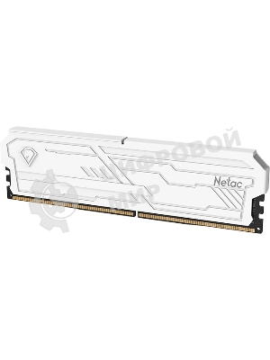 Оперативная память Netac Shadow III, DDR4, 8GB (1x8GB), 3200 MHz, CL16, с радиатором, белый