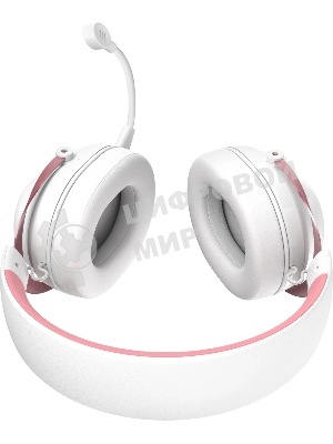 Гарнитура Defender Sabotauge белый/розовый, беспроводная + проводная, Bluetooth