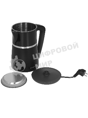 Чайник электрический Galaxy Line GL 0338 черный, пластик, 2200 Вт, 1.7 л