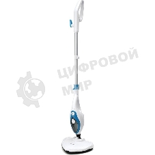 Швабра паровая Kitfort KT-1004-1 1500Вт голубой/белый