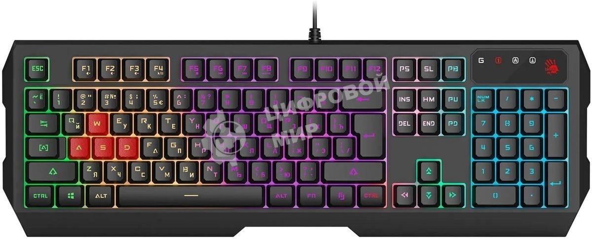 Клавиатура A4Tech Bloody B140N проводная USB черный