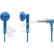 Проводные наушники Smartbuy Ergo SBH-520 синий, внутриканальные, Jack 3.5 мм, микрофон на проводе