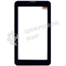 Сенсорное стекло (тачскрин) для Irbis TX76. черное с рамкой