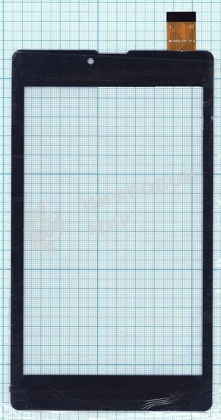 Сенсорное стекло (тачскрин) для Digma Plane 7535E WJ1339-FPC V1.0 черное