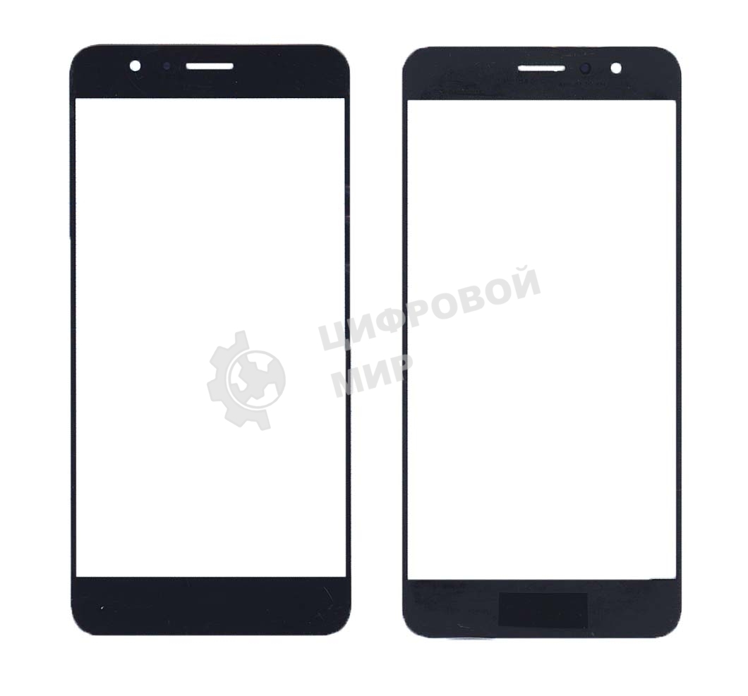 Стекло для Huawei Honor 8 черное