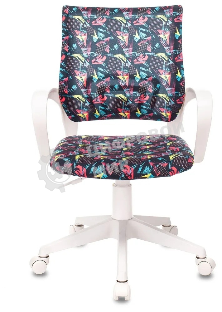 Кресло Бюрократ BuroKIDS 1 W мультиколор, ткань, 120 кг