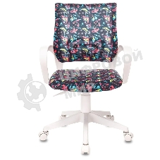 Кресло Бюрократ BuroKIDS 1 W мультиколор, ткань, 120 кг