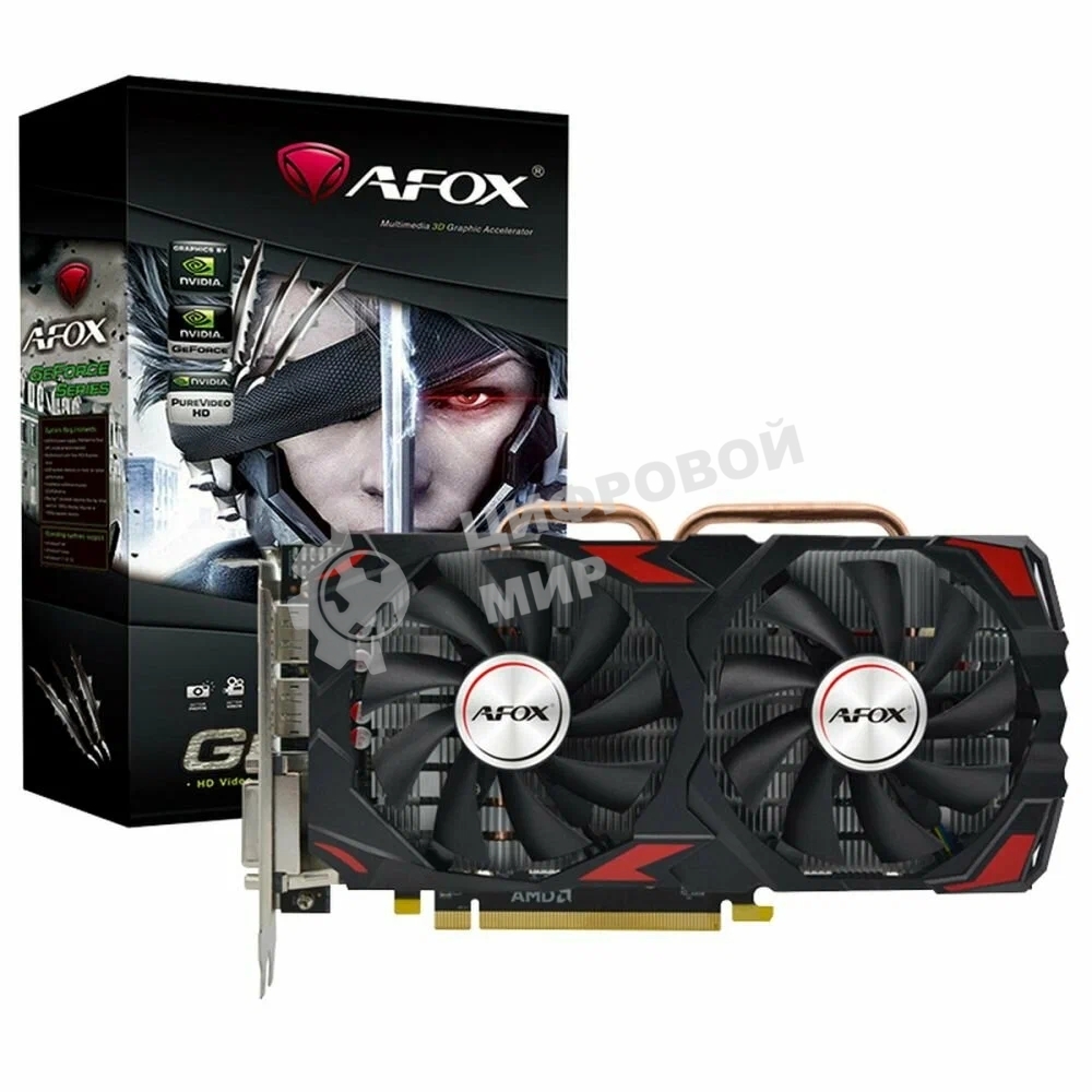 Видеокарта AFOX RX 580 8Gb GDDR5 256Bit HDMI 2xDP RTL