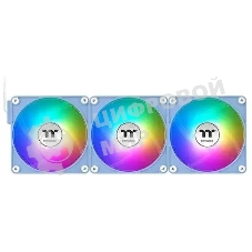 Вентилятор для корпуса Thermaltake CT140 EX Sync Hydrangea ARGb 140х140x25 синий (упаковка 3шт) CL-F197-PL14BU-A