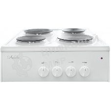 Плита настольная электрическая Лысьва ПЭН 40М белый ДА эмалированный металл (настольная)