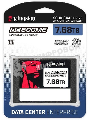 Накопитель SSD Kingston DC600M SATA-III 7.68Tb SEDC600ME/7680G 2.5