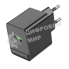 Сетевое зарядное устройство BOROFONE (6941991104732) BAS12A 1USB 3.0A QC3.0 18W черный