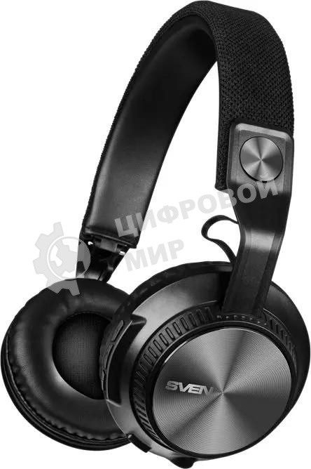 Беспроводные/проводные наушники Sven AP-B630MV черный, полноразмерные, Bluetooth + Jack 3.5 мм, складная конструкция, до 15 ч