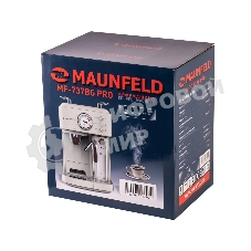 Кофеварка рожковая Maunfeld MF-737BG PRO бежевый, исп. кофе - молотый, 1.5 л, 1250 Вт, 15 бар