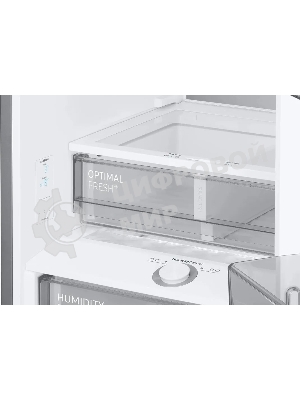 Холодильник Samsung RB38C7B4EB1/EF черный двухкамерный 276/114л морозилка снизу, No Frost