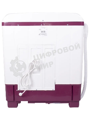 Стиральная машина EVGO WS-50PET белый/красный загр. вертикальная макс.:5 кг 1350 об/мин класс: А+