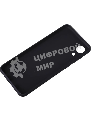 Чехол (клип-кейс) BoraSCO Silicone Case для Samsung Galaxy A03 Core черный (матовый)