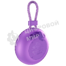 Портативная колонка круглая HOCO BS60 фиолетовый