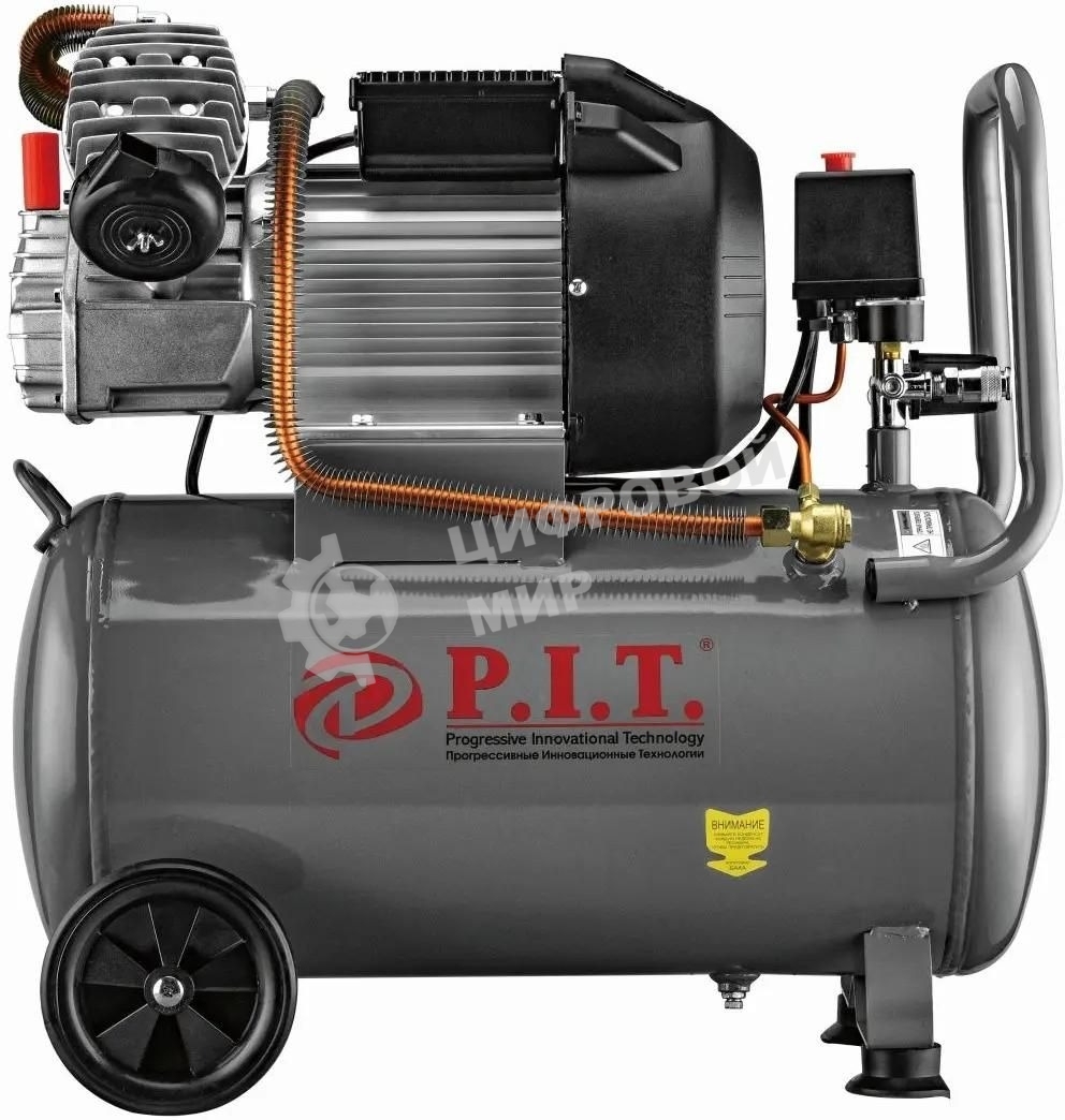 Компрессор поршневой P.I.T. PAC016003-2,5/50 безмасляный 350л/мин 50л 2500Вт