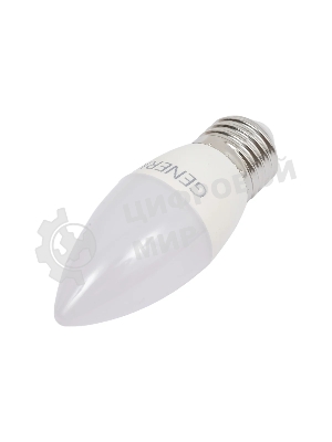 Лампа светодиодная GENERICA LL-C35-10-230-40-E27-G C35 10 Вт свеча 4000К E27 230В