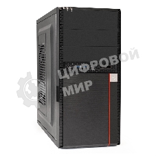 Компьютерный корпус Minitower ExeGate BA-204U-UNS500 (mATX, БП UNS500 с вент. 12см, 2хUSB+2хUSB 3.0, аудио, черный)