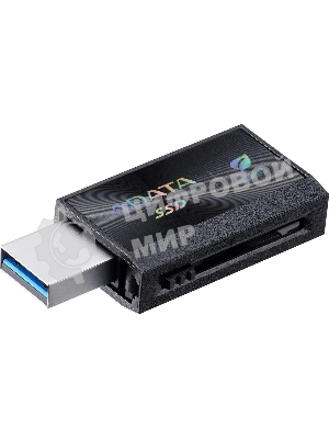 Внешний SSD ADATA SC730, 512 Gb, USB 3.2 Gen 2 Type-A/Type-C, R/W 600/600, черный