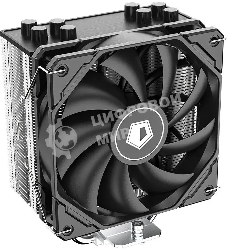 Устройство охлаждения(кулер) ID-Cooling SE-224-XTS Soc-AM5/AM4/1200/1700/1851 серебристый/черный 4-pin 29dB Al+Cu 220W 650gr Bulk (SE-224-XTS BULK)