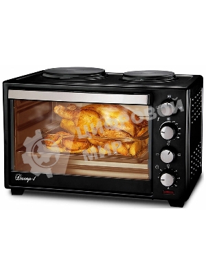 Мини-печь Великие реки Днепр-1, черный, 3200 Вт, 30 л, 2 конфорки