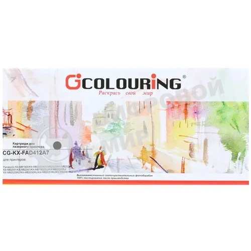 Картридж Colouring CG-KX-FAD412A7 черный (6000 стр.) для Panasonic KX-MB1900/KX-MB2000/KX-MB2020/KX-MB2030/KX-MB2051/KX-MB2061/KX-MB1900RU/KX-MB2000RU/KX-MB2020RU/KX-MB2030RU/KX-MB2051RU/KX-MB2061RU