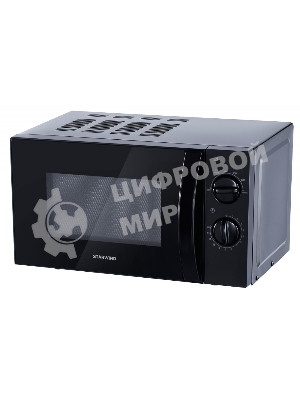 Микроволновая печь Starwind SMW2320 черный, 20 л, 700 Вт, переключатели - поворотный механизм