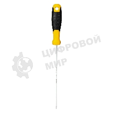 Отвертка шлицевая Deli DL6331501 3х150мм CR-V, Двухкомпонентная ручка. Хромированная