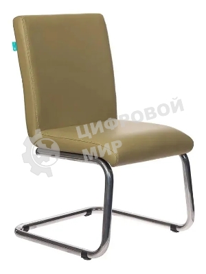 Кресло офисное Бюрократ CH-250-V зеленый искусственная кожа полозья