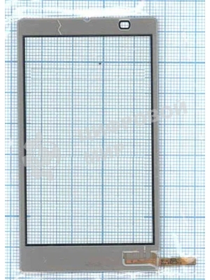 Сенсорное стекло (тачскрин) для Philips Xenium X809, черное