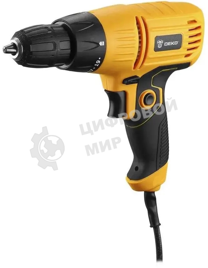 Дрель-шуруповерт Deko DKD500, 500Вт, 28 Нм, щеточный