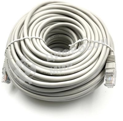 Патч-корд Buro UTP-5E-30M-G-LSZH серый UTP cat.5e RJ-45 (m)-RJ-45 (m) 30м